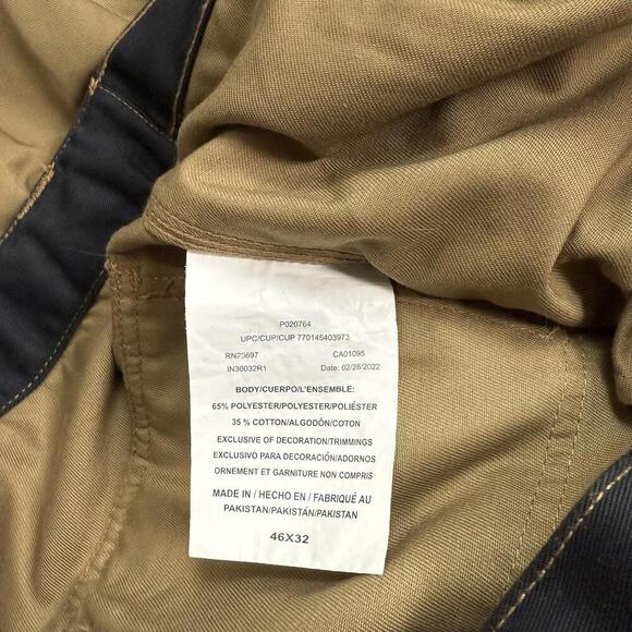 Dickies Industrial Work Pants 2.0 Double Knee Men’s Big/Tall 46X32 Baggy Pocket - Picture 14 of 15